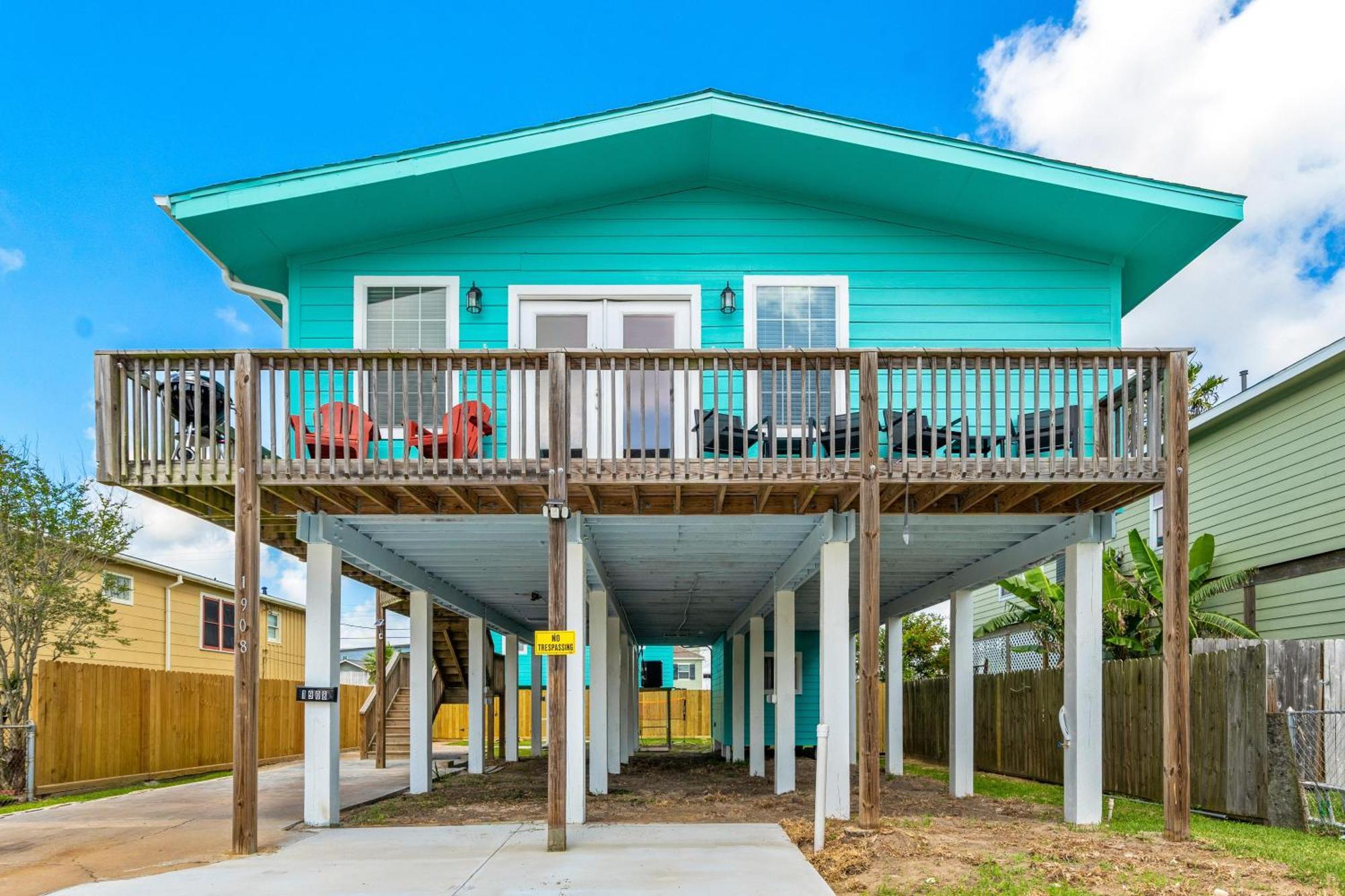 Nr Beach Pier Oasis Game Tables Yard Bbq ガルベストン エクステリア 写真
